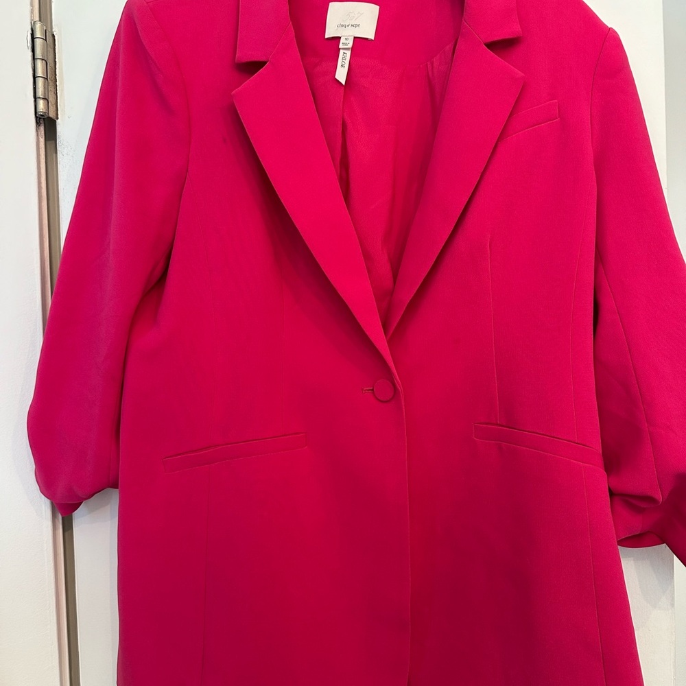 Cinq a sept khloe pink blazer